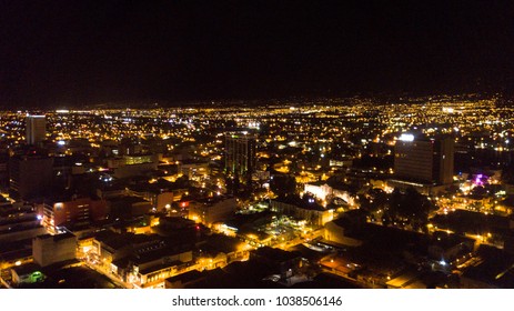 Aerial View Of San Jose Costa Rica At Night 