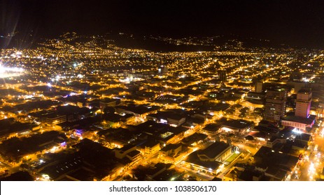 Aerial View Of San Jose Costa Rica At Night 