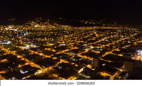 Aerial View Of San Jose Costa Rica At Night 