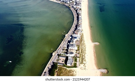 Aerial View Of Sandbanks Dorset