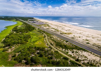 Aerial View Sandy Hook New Jersey