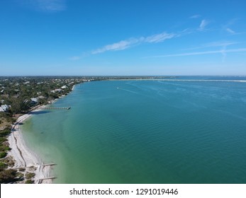 Aerial View Of Sanibel Island In Florida, USA