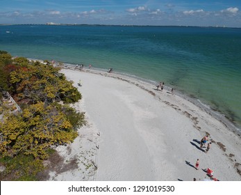 Aerial View Of Sanibel Island In Florida, USA