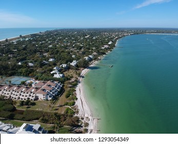 Aerial View Of Sanibel Island In Florida, USA