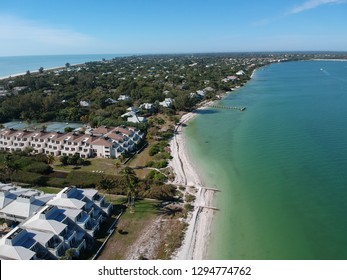 Aerial View Of Sanibel Island In Florida, USA