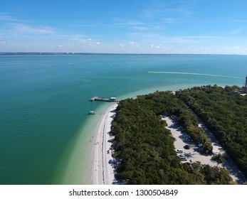 Aerial View Of Sanibel Island In Florida, USA