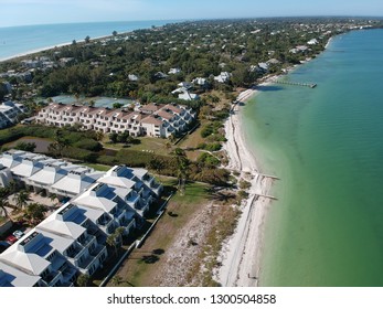 Aerial View Of Sanibel Island In Florida, USA