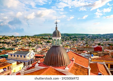 Aerial View Of Santiago De Cuba.