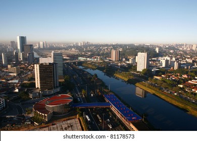 Aerial View Of Sao Paulo, Brazil