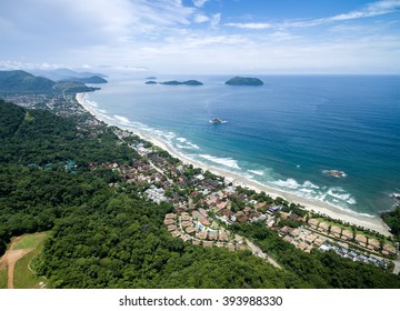 Aerial View Of Sao Sebastiao, Brazil