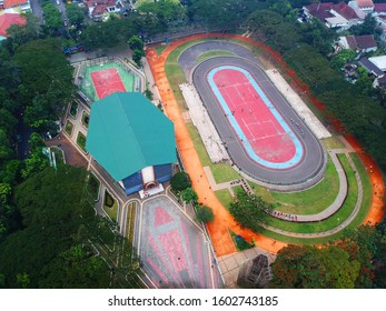 Aerial View Saparua Jogging Track