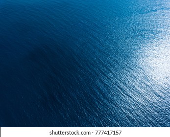 Aerial view of the sea surface
