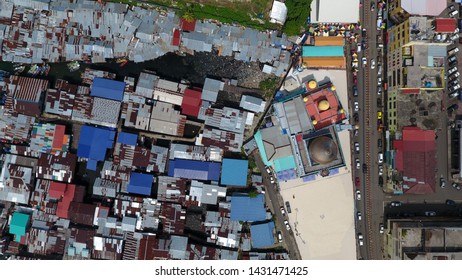 An Aerial View Semporna Town,Sabah,Malaysia. Semporna (Malay: Pekan Semporna) Is The Capital Of The Semporna District In The Tawau Division Of Sabah, Malaysia.