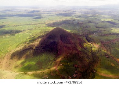 Aerial View Of The Serengeti National Park And The Great Rift Valley  - Tanzania  Africa