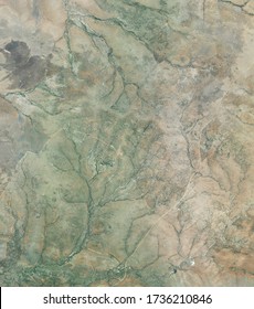 Aerial View Of The Serengeti Savannah Endless Plains In Tanzania