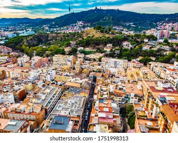 Aerial View To Serra De Collserola