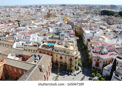 Aerial View Of Seville Spain