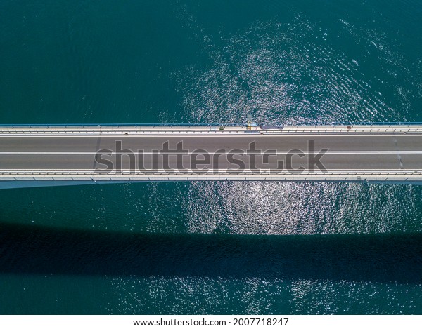 Aerial View Sibenski Most Croatian Bridge Stock Photo 2007718247 ...