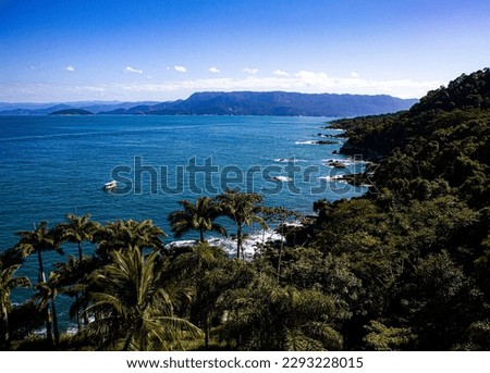 Similar – Image, Stock Photo Verdant coastline on São Tomé’s east coast