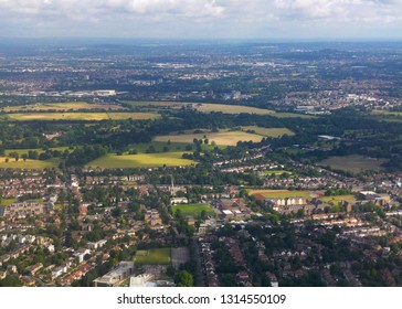 Aerial View Of South Of London, UK