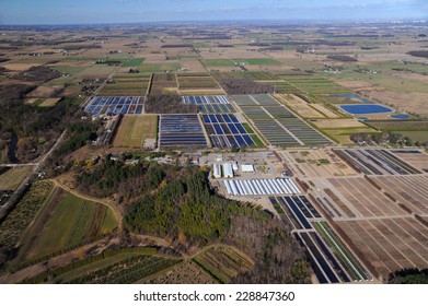 Aerial View Of Southern Ontario, Halton Hills Region