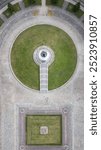 Aerial view of Soviet War Memorial in the Treptower Park in Berlin, Germany