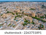 Aerial view of Spanish town Ubeda