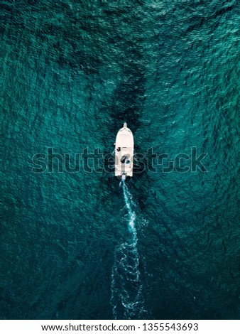 Similar – Aerial Drone View Of Old Shipwreck Ghost Ship Vessel