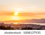 Aerial view of Split at sunset, Dalmatia, Croatia