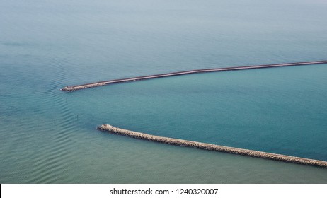 Aerial View Stagno Di Santa Gilla Stock Photo 1240320007 