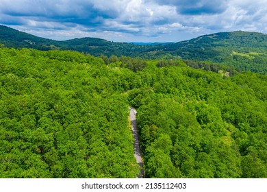 Aerial View Of Strandzha Mountains In Bulgaria