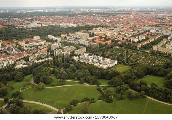 Aerial View Suburbs Munich Stock Photo 1598043967 | Shutterstock