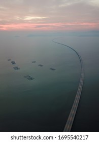 Aerial View Sultan Abdul Halim Muadzam Shah Bridge