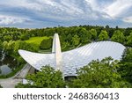 Aerial view of the Summer Theater in Szczecin