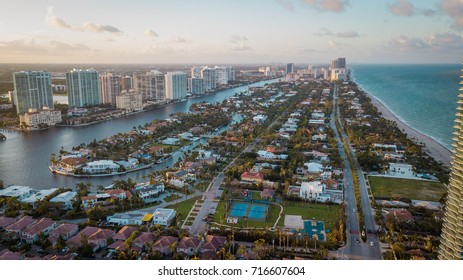 Aerial View Of Sunny Isles Beach, Florida