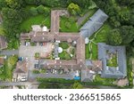 aerial view of Sycamore Hall Care Home, Residential Nursing home in Ripon