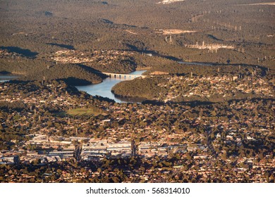 Aerial View Of Sydney Western Suburbs And Nepean River