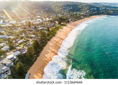 Aerial View Of Sydneys Northern Beaches