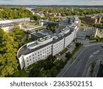 Aerial view of Tampere University