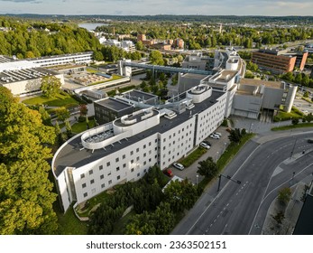 Aerial view of Tampere University
