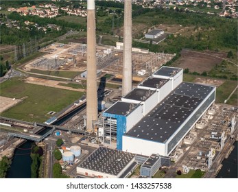 Aerial View Thermal Power Plant Porcheville Stock Photo 1433257538 ...