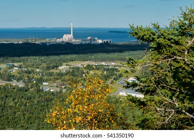 Aerial View To Thunder Bay From Mount McKay, Ontario, Canada