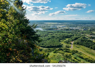 Aerial View To Thunder Bay From Mount McKay, Ontario, Canada