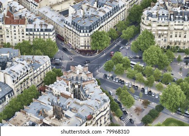 Aerial View From Top Of Eifell Tower