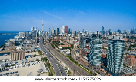 Similar – Image, Stock Photo Downtown Toronto