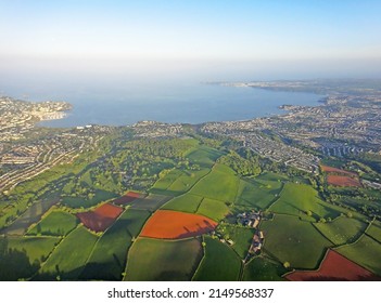 Aerial View Of Torquay Town And Torbay	