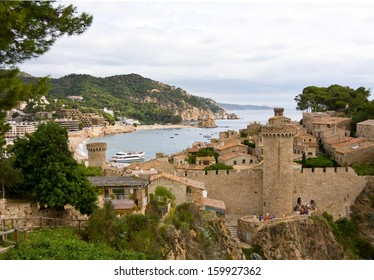 Aerial View Tossa De Mar Beach Stock Photo 159927362 | Shutterstock