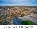 Aerial View of the Town and University of Auburn, Alabama