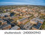 Aerial View of the Town and University of Auburn, Alabama
