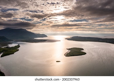 Aerial View Of The Townland Of Illancreeve, Lackaduff - County Donegal, Ireland